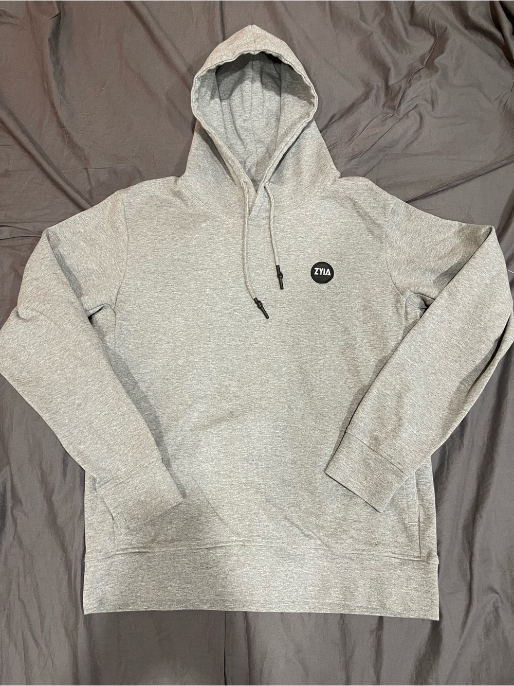 ZYIA Men's Classic Gray Hoodie